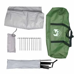 vidaXL Actividades Al Aire Libre-Tienda de campaña tipi para 7 personas impermeable