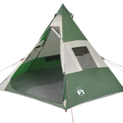 vidaXL Actividades Al Aire Libre-Tienda de campaña tipi para 7 personas impermeable