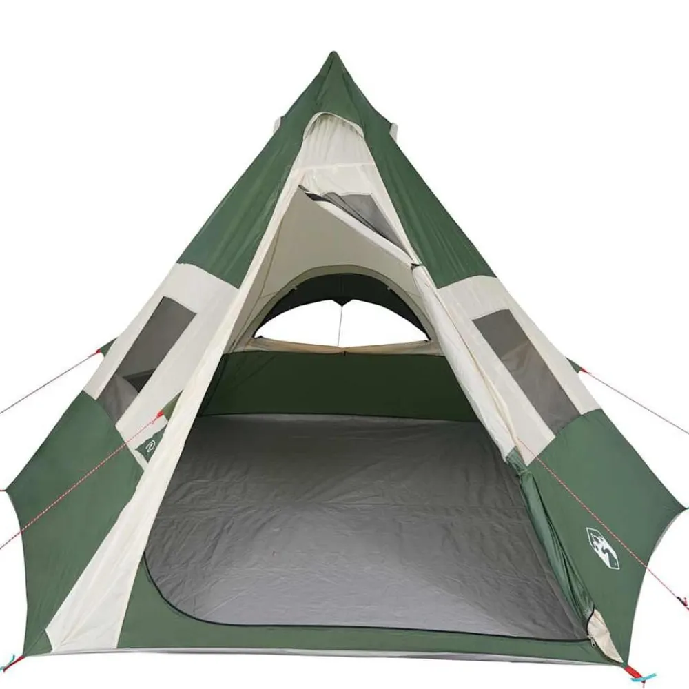 vidaXL Actividades Al Aire Libre-Tienda de campaña tipi para 7 personas impermeable