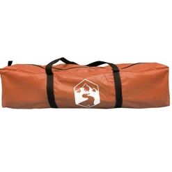 vidaXL Tienda de campaña tipi para 4 personas impermeable Naranja Hot