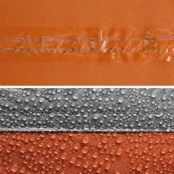 vidaXL Tienda de campaña tipi para 4 personas impermeable Naranja Hot