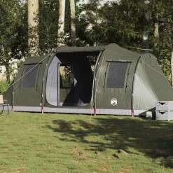 vidaXL Actividades Al Aire Libre-Tienda de campaña túnel para 4 personas impermeable