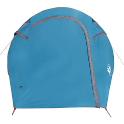vidaXL Tienda de campaña túnel para 3 personas impermeable Azul Hot