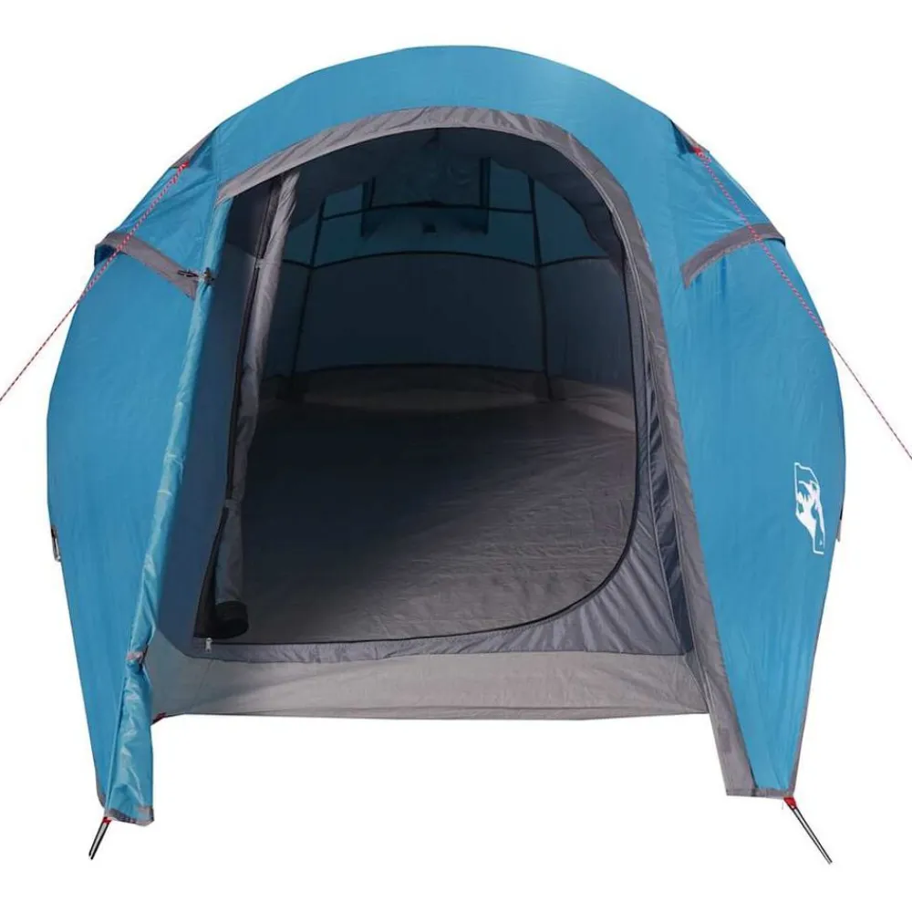 vidaXL Tienda de campaña túnel para 3 personas impermeable Azul Hot