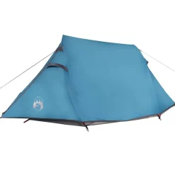 vidaXL Tienda de campaña túnel para 3 personas impermeable Azul Hot