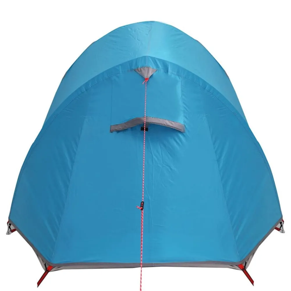 vidaXL Tienda de campaña túnel para 3 personas impermeable Azul Hot