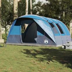 vidaXL Actividades Al Aire Libre-Tienda de campaña túnel para 5 personas impermeable