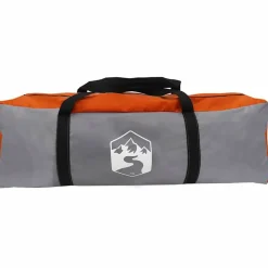 vidaXL Tienda de campaña Teepee para 10 personas Gris y naranja Clearance