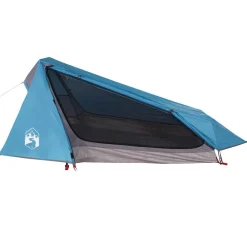 vidaXL Tienda de campaña túnel para 1 persona impermeable Azul Online