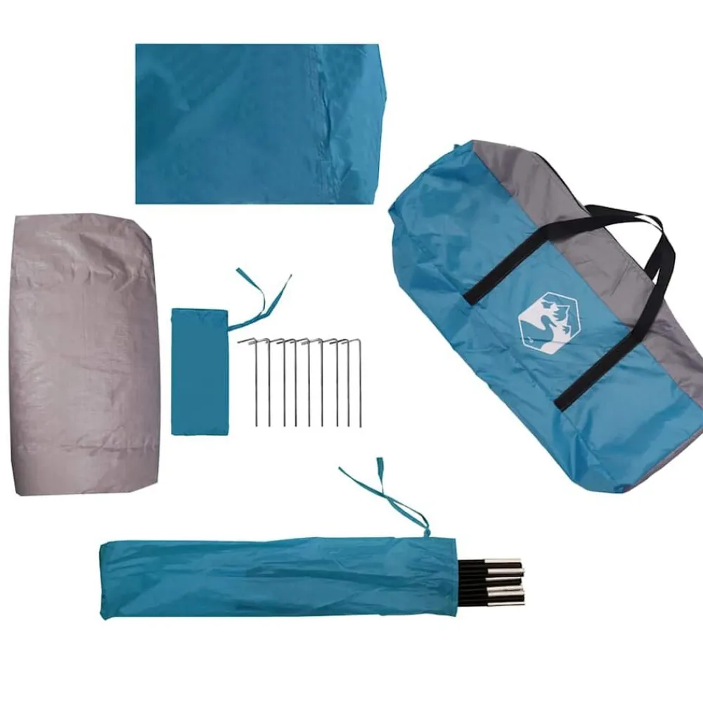 vidaXL Tienda de campaña túnel para 1 persona impermeable Azul Online