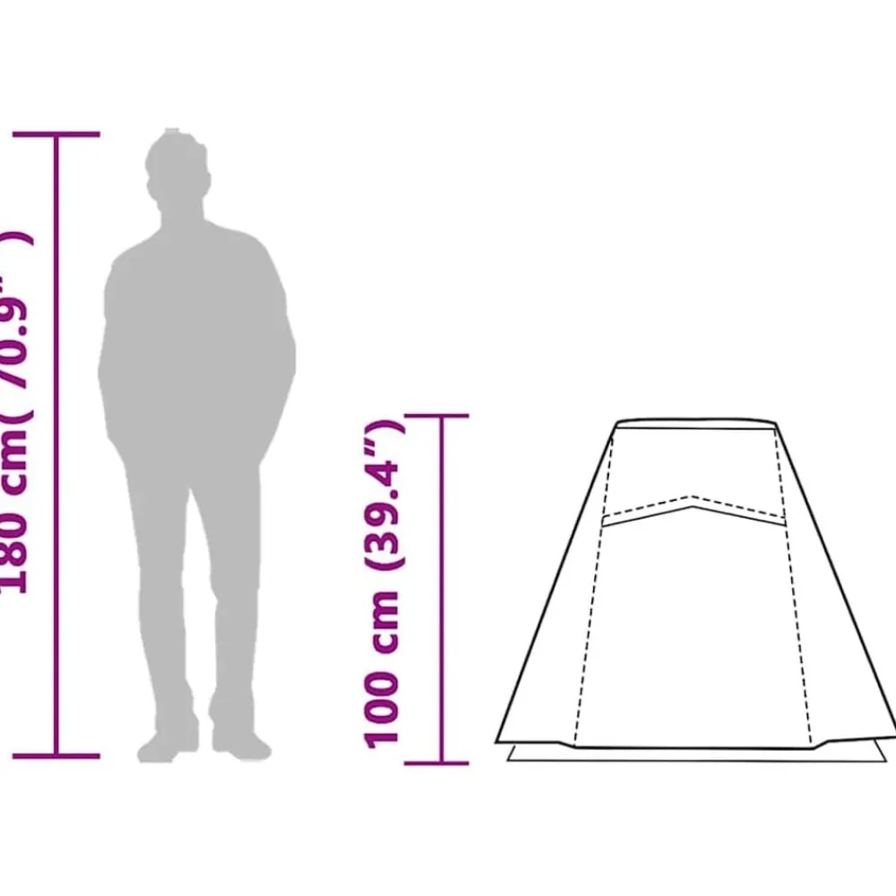 vidaXL Tienda de campaña túnel para 1 persona impermeable Azul Online