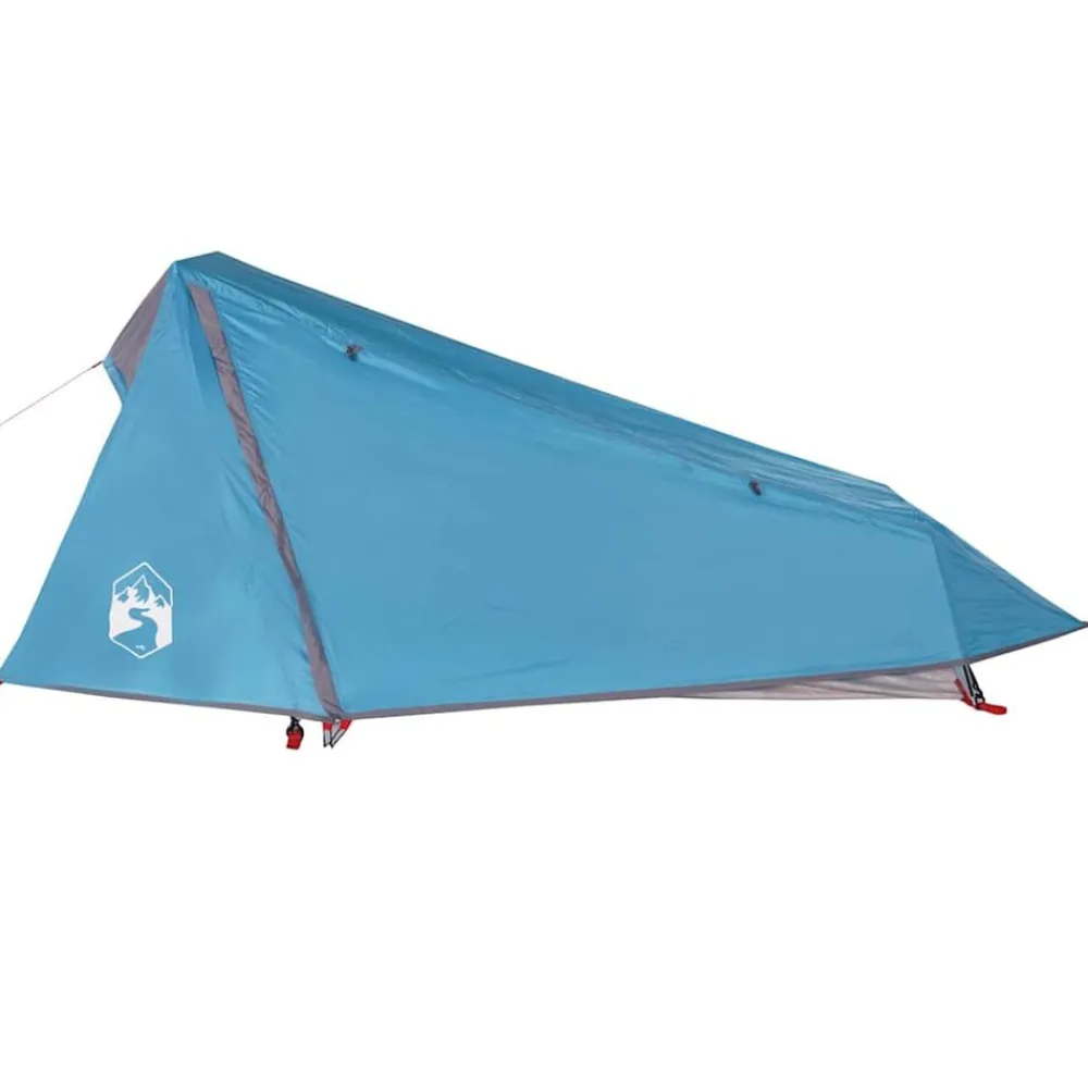 vidaXL Tienda de campaña túnel para 1 persona impermeable Azul Online