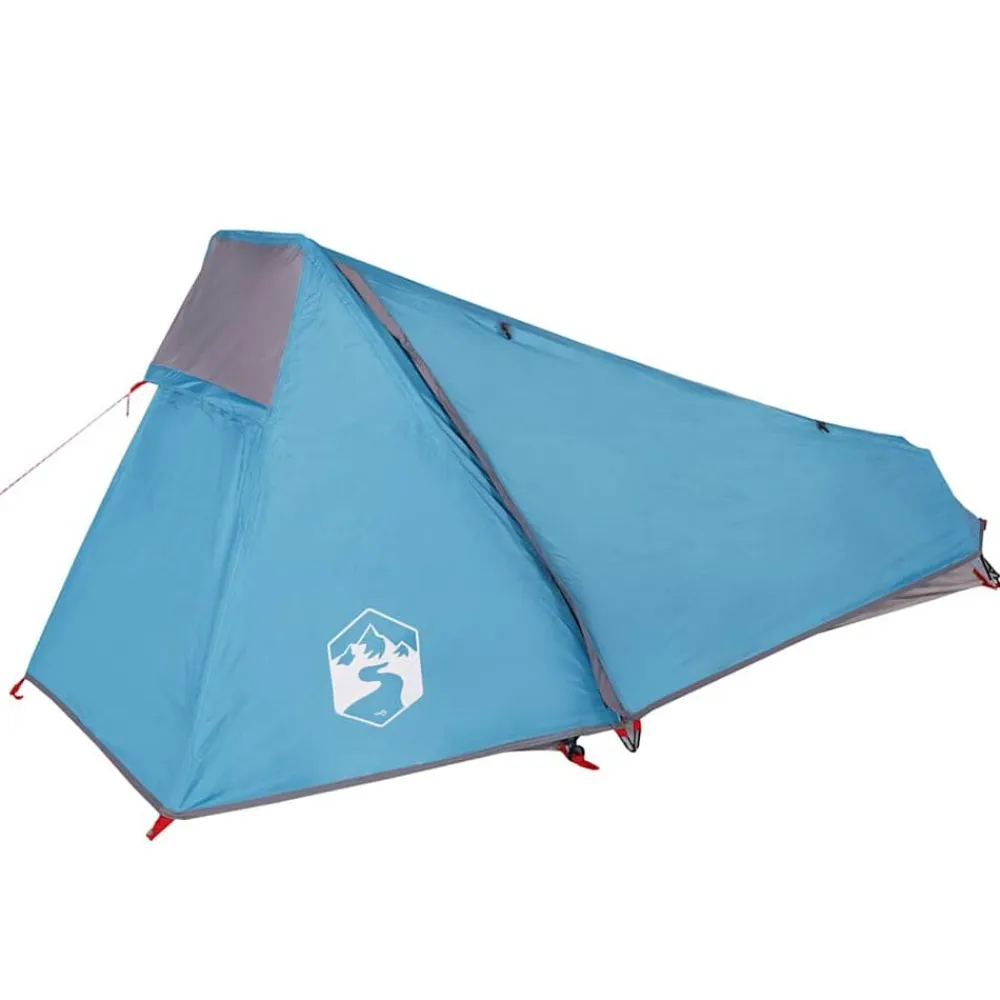 vidaXL Tienda de campaña túnel para 1 persona impermeable Azul Online