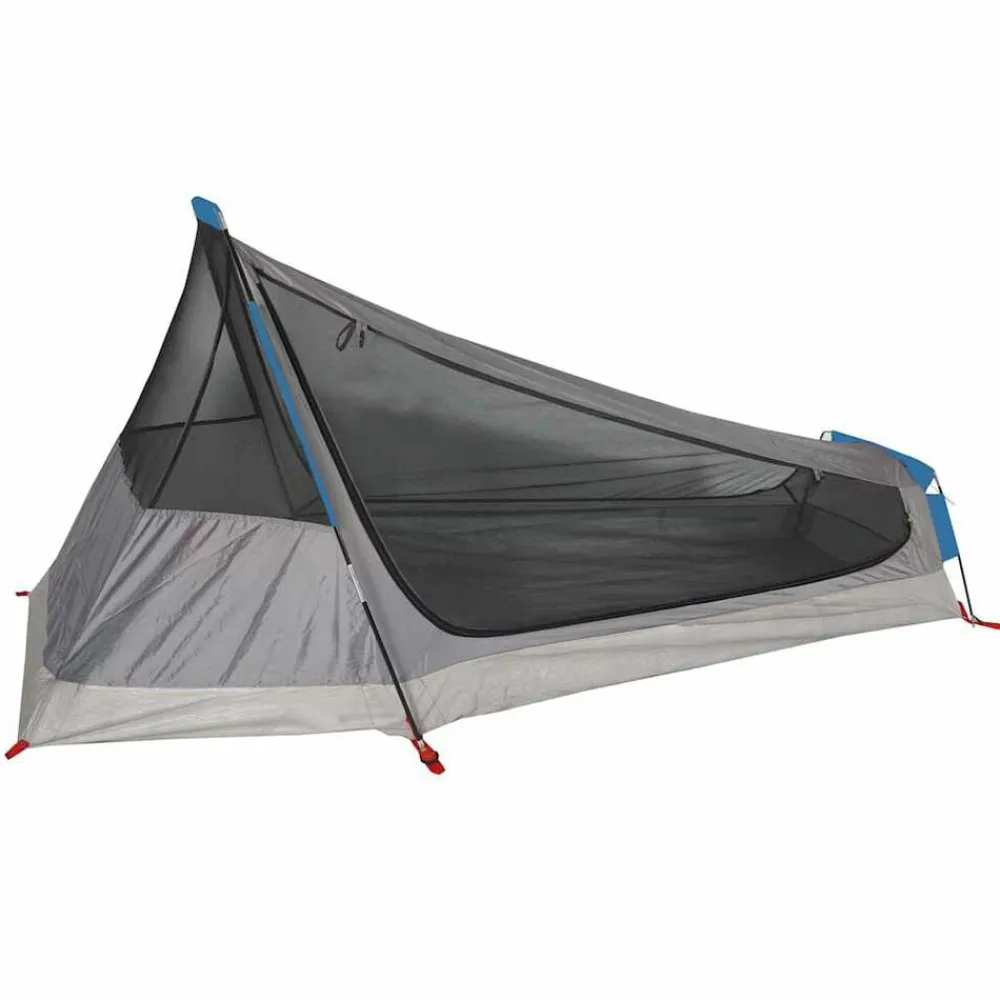 vidaXL Tienda de campaña túnel para 1 persona impermeable Azul Online