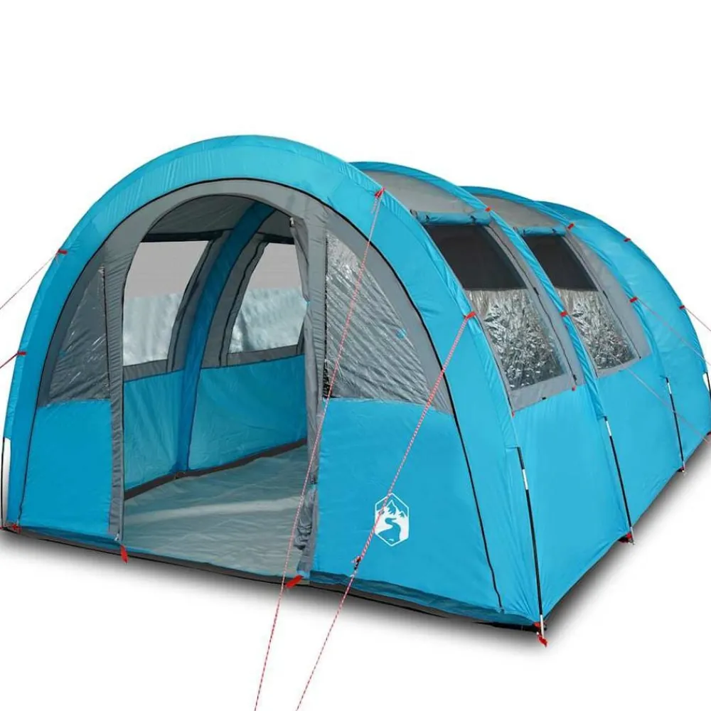 vidaXL Tienda de campaña túnel para 4 personas impermeable Azul Online