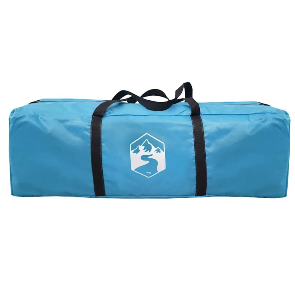 vidaXL Tienda de campaña túnel para 4 personas impermeable Azul Online