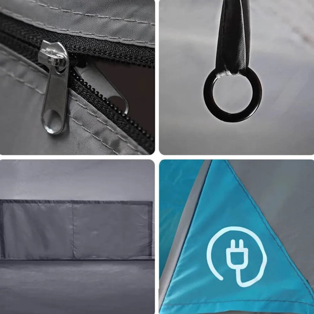 vidaXL Tienda de campaña túnel para 4 personas impermeable Azul Online