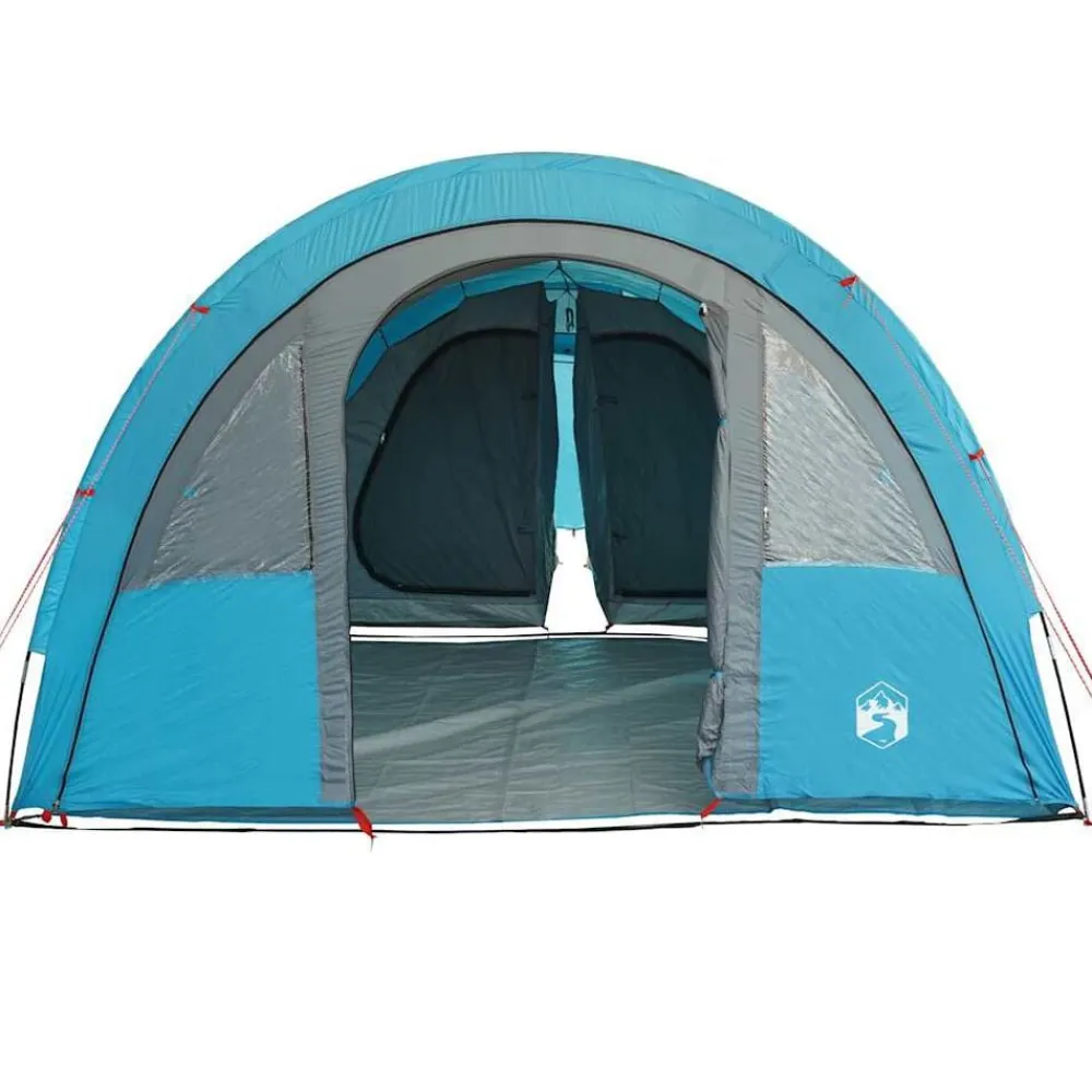 vidaXL Tienda de campaña túnel para 4 personas impermeable Azul Online