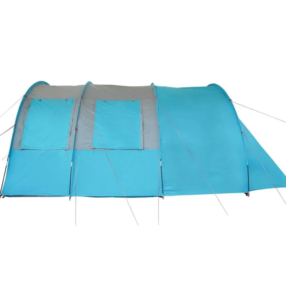 vidaXL Tienda de campaña túnel para 4 personas impermeable Azul Online