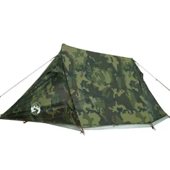 vidaXL Actividades Al Aire Libre-Tienda de campaña túnel para 3 personas impermeable