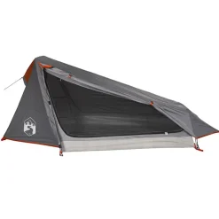 vidaXL Actividades Al Aire Libre-Tienda de campaña túnel 1 persona impermeable