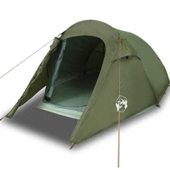 vidaXL Tienda de campaña túnel para 3 personas impermeable Verde oliva Clearance