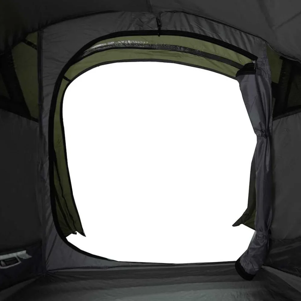 vidaXL Tienda de campaña túnel para 3 personas impermeable Verde oliva Clearance