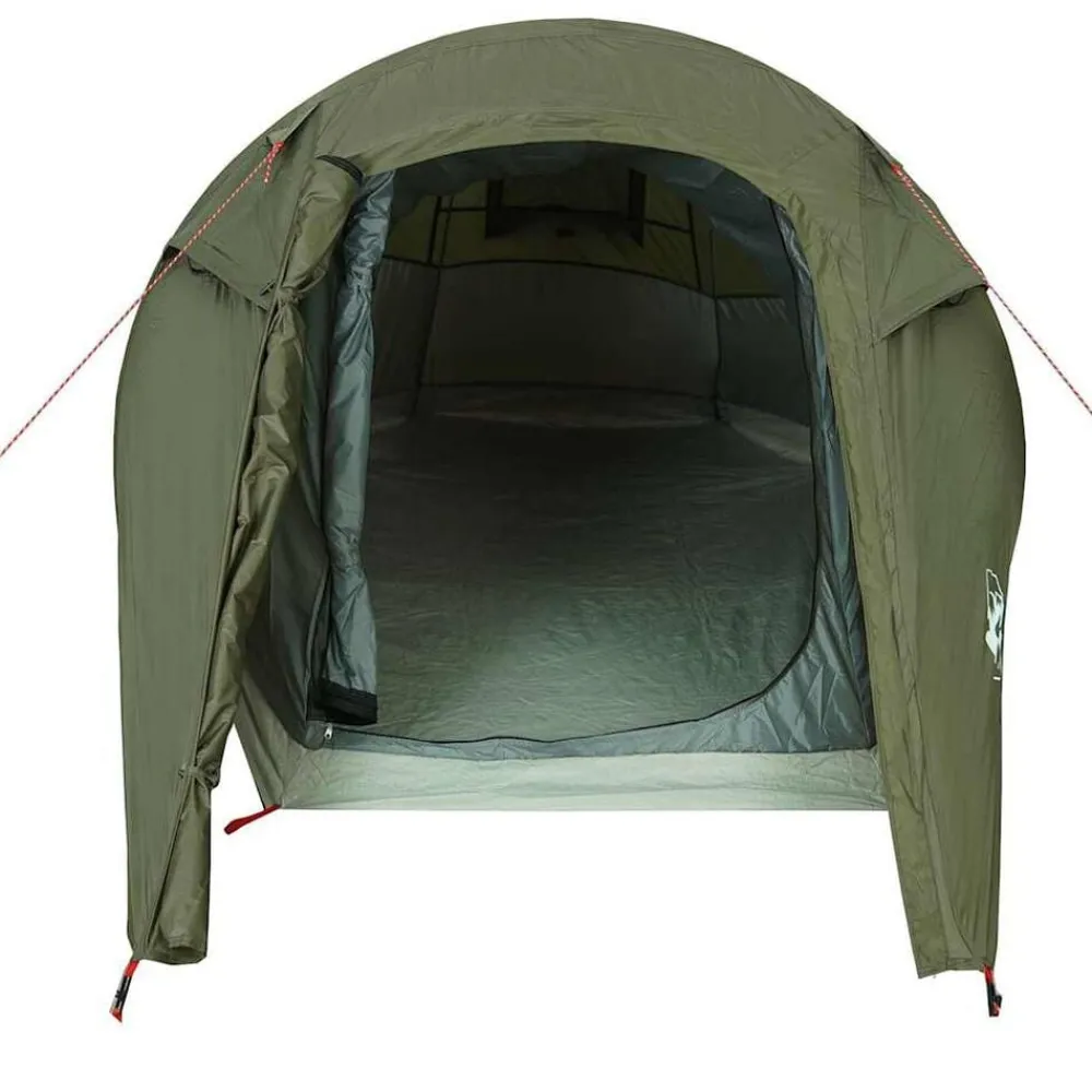 vidaXL Tienda de campaña túnel para 3 personas impermeable Verde oliva Clearance