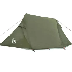 vidaXL Tienda de campaña túnel para 3 personas impermeable Verde oliva Clearance