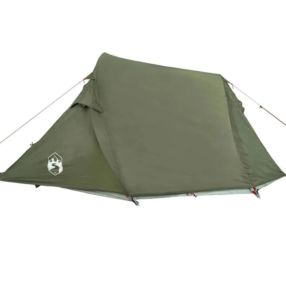 vidaXL Tienda de campaña túnel para 3 personas impermeable Verde oliva Clearance