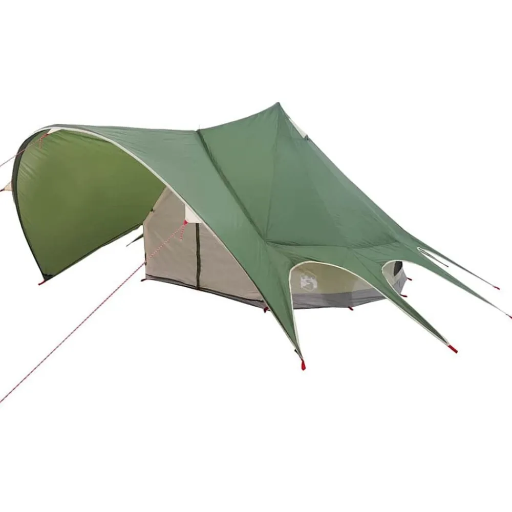 vidaXL Actividades Al Aire Libre-Tienda de campaña tipo teepee para 3 personas y Gris