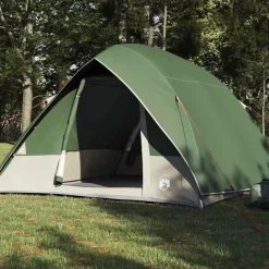 vidaXL Actividades Al Aire Libre-Tienda de camping con techo 320 x 275 x 190 cm tafetán