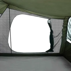 vidaXL Tienda de coche para 2 personas impermeable Verde oliva Online