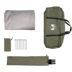 vidaXL Tienda de coche para 2 personas impermeable Verde oliva Online