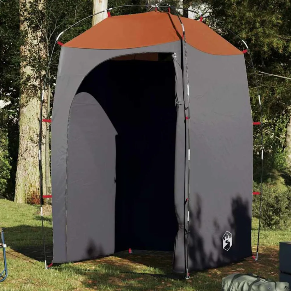 vidaXL Tienda de ducha impermeable Gris Hot
