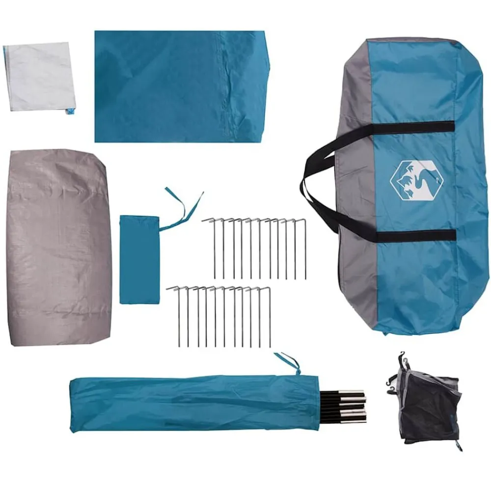 vidaXL Actividades Al Aire Libre-Tienda de ducha para 2 personas impermeable