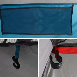 vidaXL Actividades Al Aire Libre-Tienda de ducha para 2 personas impermeable