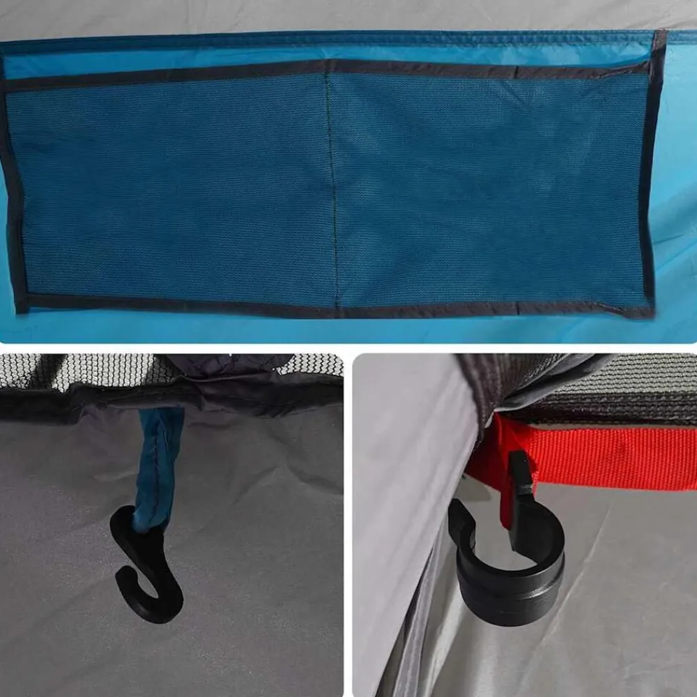 vidaXL Actividades Al Aire Libre-Tienda de ducha para 2 personas impermeable