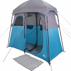 vidaXL Actividades Al Aire Libre-Tienda de ducha para 2 personas impermeable