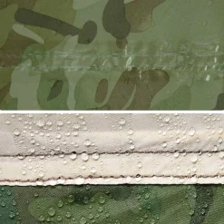 vidaXL Tienda de ducha para 2 personas impermeable Camuflaje Hot