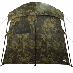 vidaXL Tienda de ducha para 2 personas impermeable Camuflaje Hot