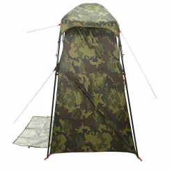 vidaXL Tienda de ducha para 2 personas impermeable Camuflaje Hot
