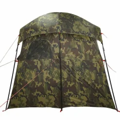 vidaXL Tienda de ducha para 2 personas impermeable Camuflaje Hot