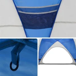 vidaXL Tienda de fiesta impermeable Azul celeste Outlet