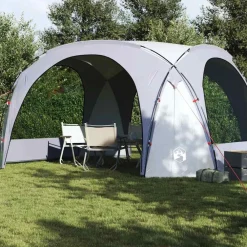 vidaXL Tienda de fiesta impermeable blanco y Gris Outlet