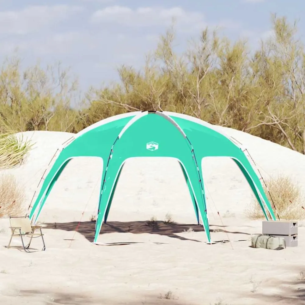 vidaXL Tienda de fiesta impermeable Verde mar