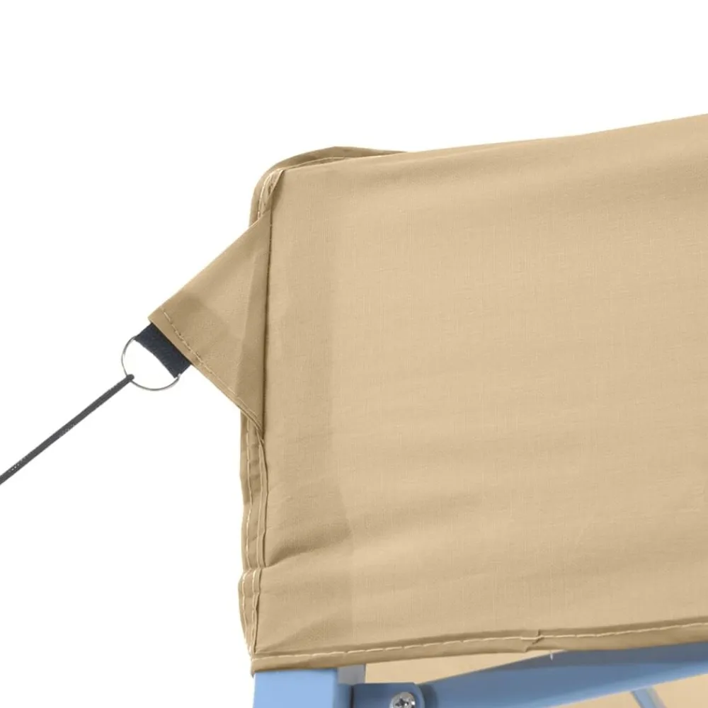 vidaXL Tienda de fiesta plegable Pop-Up con 3 paredes laterales Beige Outlet