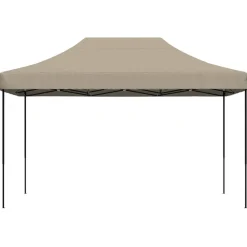 vidaXL Tienda de fiesta plegable Pop-Up taupe 440x292x315 cm Taupé