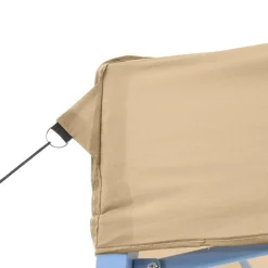 vidaXL Tienda de fiesta plegable Pop-Up con 4 paredes laterales Beige Online