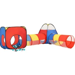 vidaXL Tienda de juego de niños con 250 bolas 90x264x90 cm Multicolor 1 Outlet